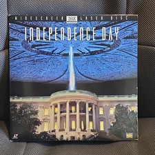 Independence Day LaserDisc Roland Emmerich Will Smith 1996 Sci-Fi Widescreen THX