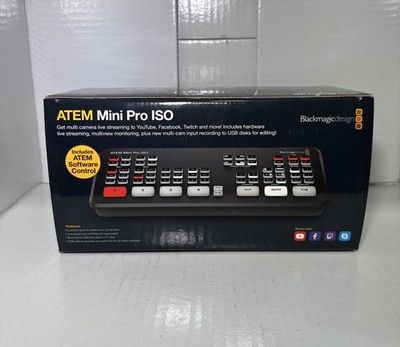 Blackmagic ATEM Mini Pro Iso HDMI Switch Video Interface