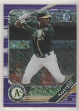 2019 Bowman Chrome Prospects Purple Shimmer Refractor Jorge Mateo #BCP-217 uk2