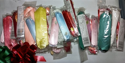 #ad Pull A Bow Lot Of 60 Various Colors And Sizes $30.00