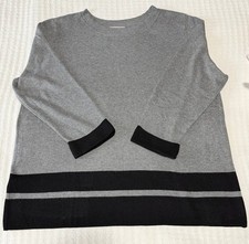 Liz Claiborne Size XXL Light Weight Sweater-Round Neck-3/4lngth Sleeves 349/1