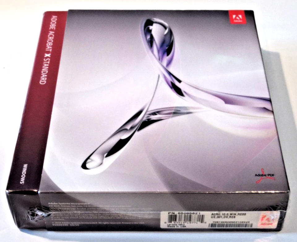 Adobe Acrobat X Standard Windows PC: Full Version 2010 New - Factory Sealed - Image 4 of 4