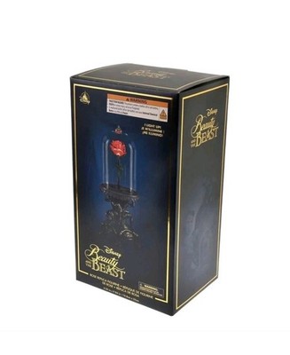 超レア 美品 美女と野獣 Enchanted Rose Disney Parks Beauty and the Beast Light-Up Enchanted Rose Replica