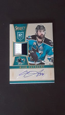 2013-14 Panini Select Auto Patch Rookie RC Prime /50 Nick Petrecki #250 Sharks