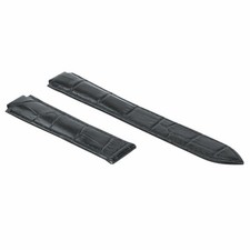 20MM NEW LEATHER WATCH BAND STRAP FOR CARTIER BALLON BLEU WATCH BLACK TOP QUALIT
