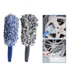 EZ BIG DETAIL BRUSH - EXTRA LONG ALLOY WHEEL CLEANING BRUSH - NO EXPOSED METAL