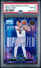 2023 PANINI HOOPS PREMIUM STOCK HIPNOTIZED #1 NIKOLA JOKIC PSA 10