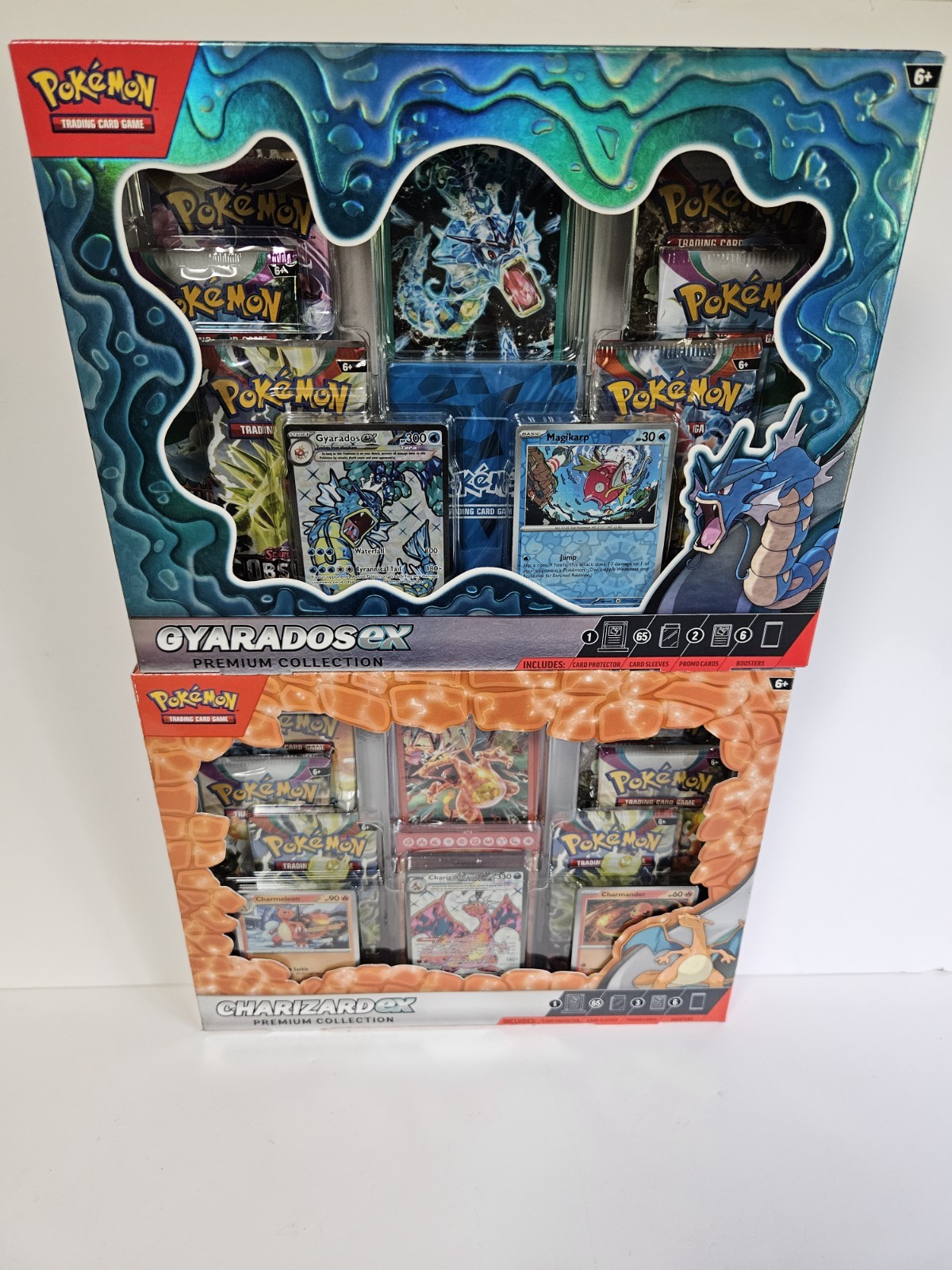 Pokémon Charizard And Gyarados Sealed Premium Collection Boxes