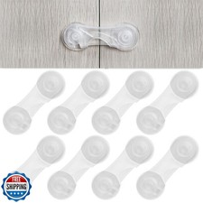 8 Packs Cabinet Door Locks for Baby Proof and Child Safety Cabinet Locks with