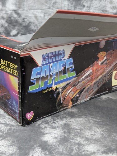 Vintage Astronef Electrique Space Ship Battery Operated ME 102 Damaged Box - Picture 8 of 19