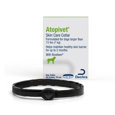 Atopivet Skin Care Collar for Dogs & Cats 22 lbs - Hydrates & Nourishes Skin