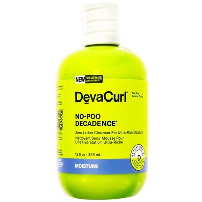 DevaCurl No-Poo Decadense 354,89 ml Reinigungsshampoo für lockiges Haar