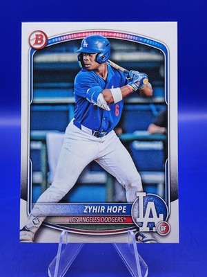 Zyhir Hope 2025 Bowman Prospects #BP-2 Los Angeles Dodgers