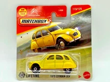 Matchbox 1970 Citroen 2CV  yellow 2025 sealed