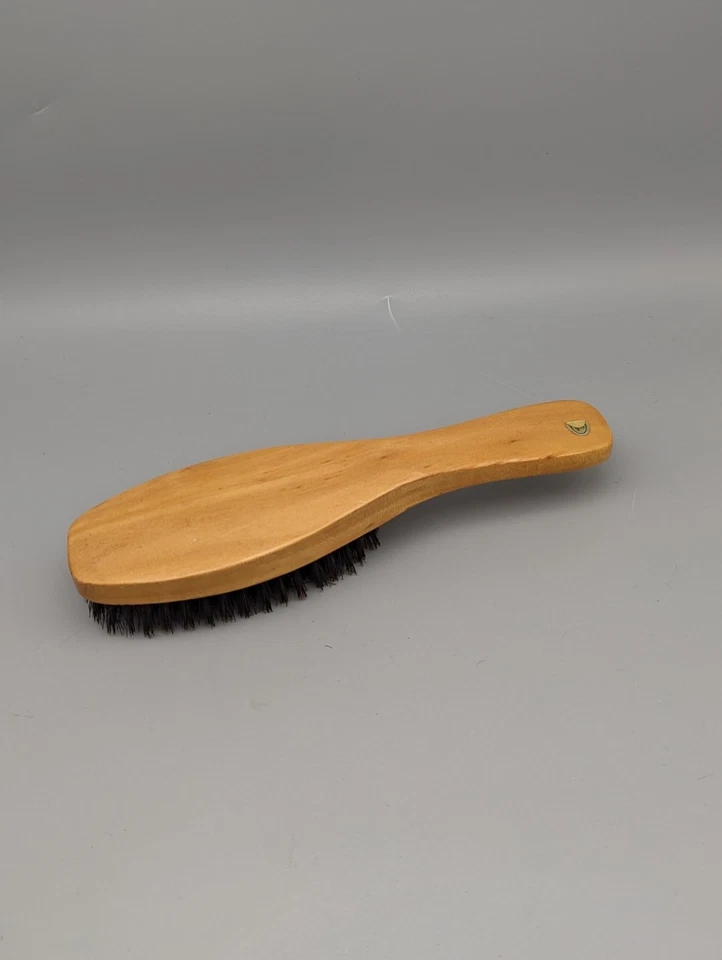 Vintage Vidal Sassoon Wooden Handle Boar Bristle Hair Brush 8" Smoothing Thin - Image 2 of 4