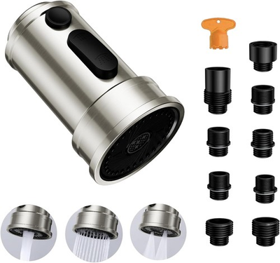 #ad Pull Down Kitchen Faucet Sprayer Head Replacement Part3 Function Kitchen Sink F $13.89