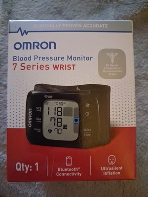 Omron 7 Series BP6350 Wrist Blood Pressure Monitor W/ Bluetooth. NEW