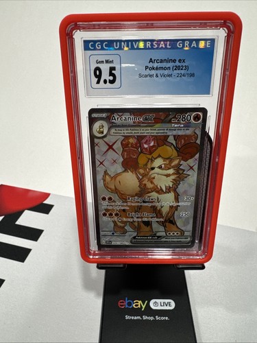 Arcanine ex graded CGC 10 for sale on eBay