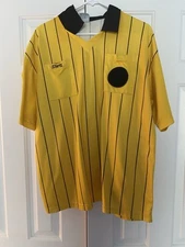 Official Sports Referee Jersey XL Yellow United States Soccer Federation