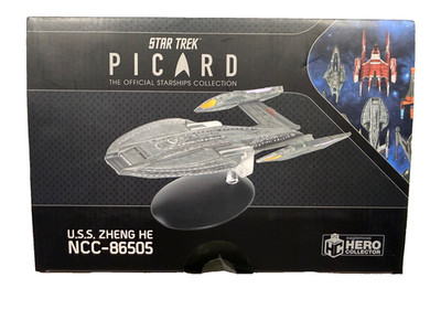 Star Trek Eaglemoss USS Zheng He NCC-86505 Starship Model and Magazine