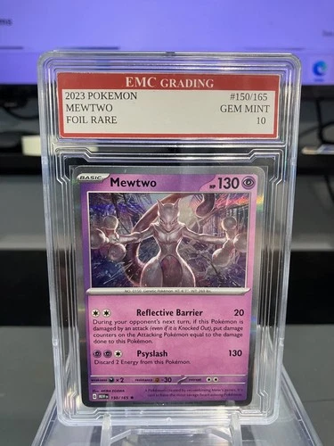 Mewtwo Holo 150/165 Scarlet & Violet Pokemon Card GRADED 10 TCG