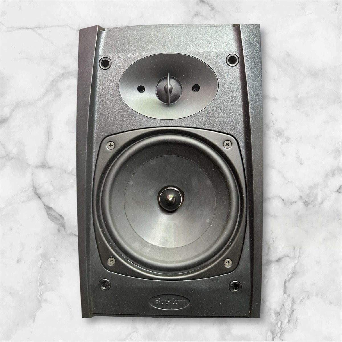 Boston Acoustics CR75 Bookshelf Speakers Set Black Great Sound ohm