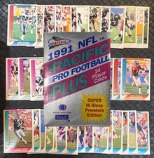 1991 Pacific NFL FOOTBALL Trading Cards Complete Your Set U Pick 1/3