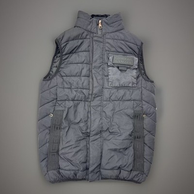 Glorious Gangsta Gilet Body warmer Padded Mens XS Black Puffer Jacket Streetwear