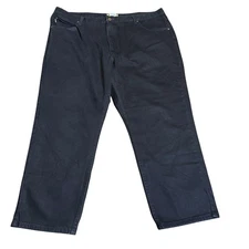 L.L. Bean Men's Classic Fit jeans, 100% Cotton, Black Denim, 44x28