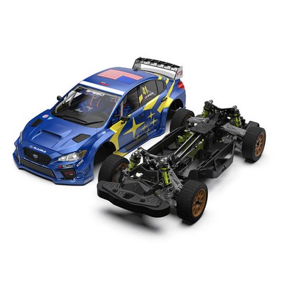 Rlaarlo XTS-S10 Carbon Maßstab 1:10 Rallye Auto Rolling Chassis - Blau Subaru