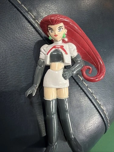 Vintage 1998 Tony Pokémon Team Rocket Jessie 7” Action Figure Toy