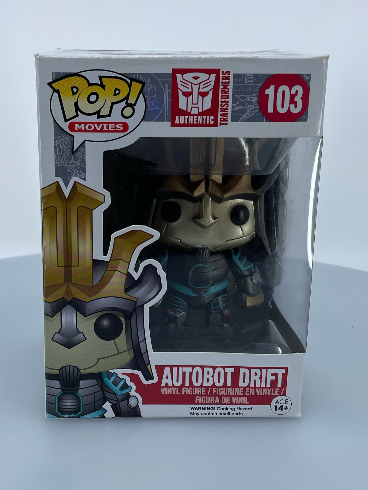 En Oferta Funko Pop! Figura Vinilo Películas Transformers Autobot Drift #103 Caja Dañada