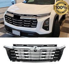 Fits For 2025 2026 Chevrolet Equinox Lt Front Bumper Grille Grill Chrome+black