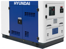 GENERATORE DI CORRENTE DIESEL SILENZIATO 11 KW TRIFASE GASOLIO AVR 1500 GIRI