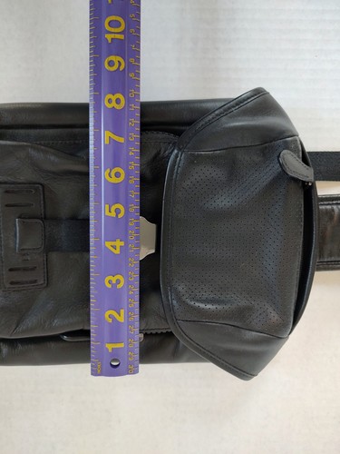 Coach Ranger Black Leather Crossbody Sling Bag Pouch 2944 Mens Unisex Small - Picture 15 of 21