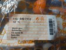 Stihl New OEM 1128 640 7112, 1128-640-7112 Worm Gear