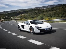 Cars mclaren 650s 2015 09 Desk Mat Stitched