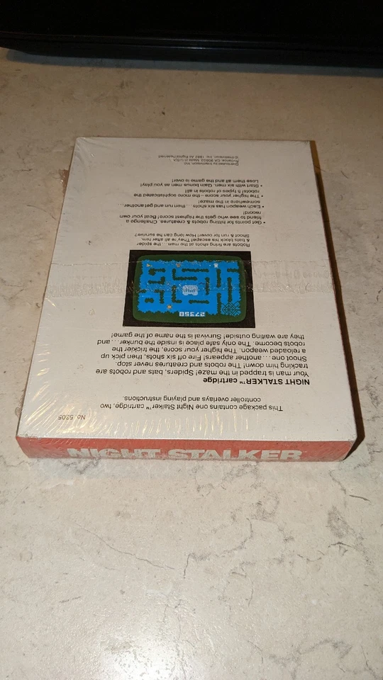NOS INTELLIVISION "NIGHT STALKER" (1979) #5305 - Image 2 of 2