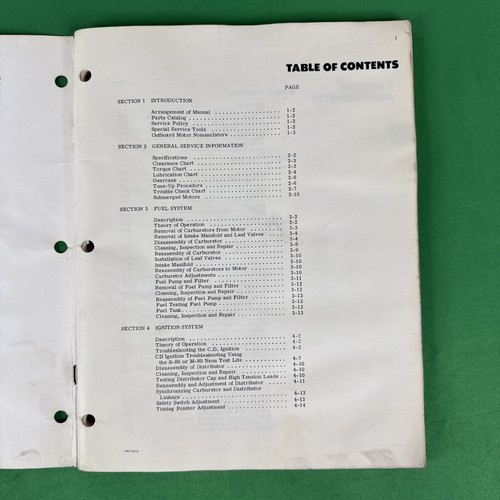 Fabricante de equipos originales Johnson 1972 motores fueraborda manual de servicio 125 hp modelo 125ESL72 JM-7212 - Imagen 5 de 5