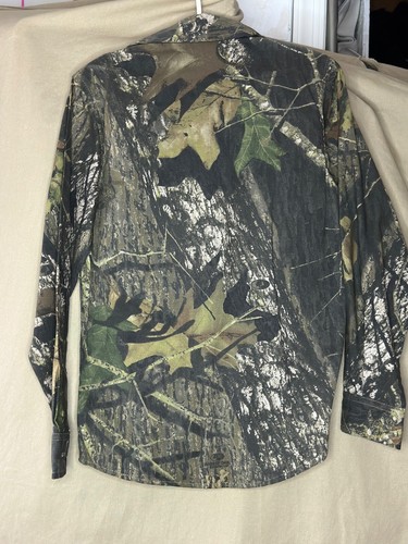 bs- Mossy Oak-Field Staff Collar Boys camoflauge Shirt M8-10. NEW - Picture 3 of 3
