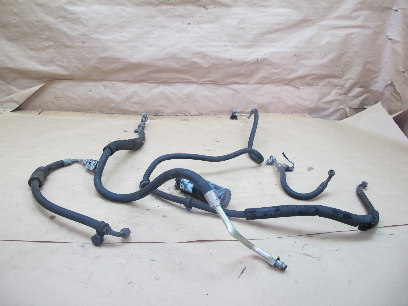 80-82 PORSCHE 924 NON TURBO A/C AIR CONDITION DRYER HOSE PIPE LINE SET OEM