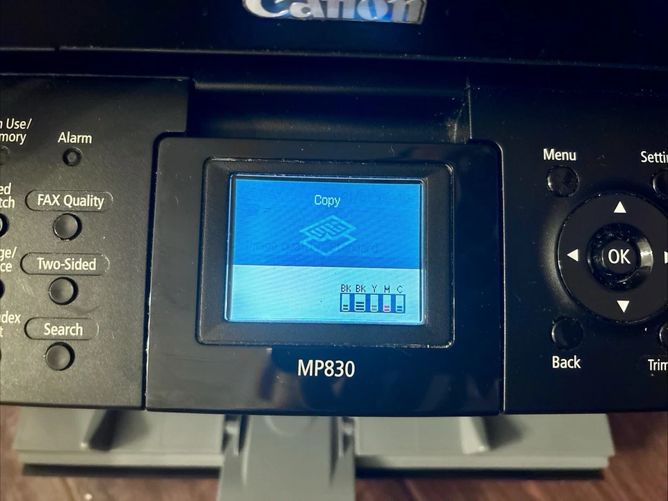 Canon PIXMA MP830 All-In-One Inkjet Printer Fax W/ Ink -Tested - Image 3 of 4