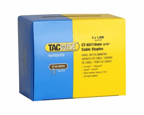 Tacwise 0356 Punti CT-60/14mm - Acciaio Galvanizzato - Confezione 5000