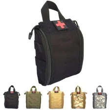 Tactical MOLLE EMT Medical Trauma IFAK Utility Pouch Military First Aid Kit Bag
