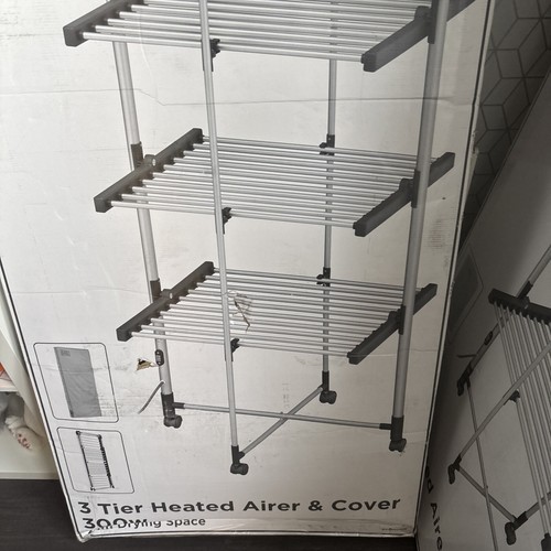 BLACK+DECKER Electric Heated Clothes Airer / Low Energy With Cover - Picture 8 of 8