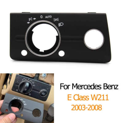 LHD RHD Interior Car Dashboard Headlight Head Lamp Switch Cover Panel Trim For M