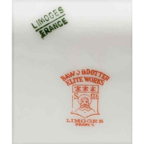 Six (6) Bawo & Dotter Limoges France Dinner Plates in 4 Patterns 9.5" - Picture 10 of 11