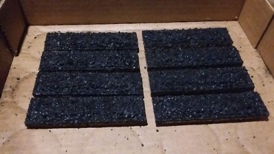 HO scale coal loads for Accurail 55 ton twin bay hoppers - Handmade Set Of 8