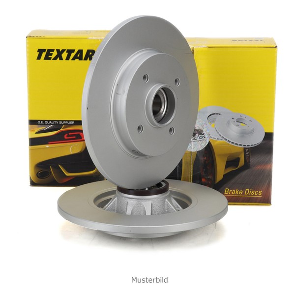 Textar Bremsscheiben + Radlager Satz FüR Renault Clio Megane Wingo Wind Hinten-image