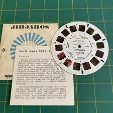 Very Rare Meopta reel View Master 02-78 Praha Marks Strana II Ceskoslovensko 2B